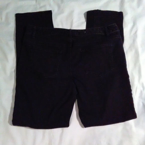 TOMMY HILFIGER SPIRIT SKINNY JEANS BLACK SZ 12R - Picture 2 of 4